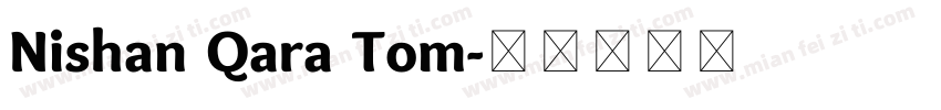 Nishan Qara Tom字体转换